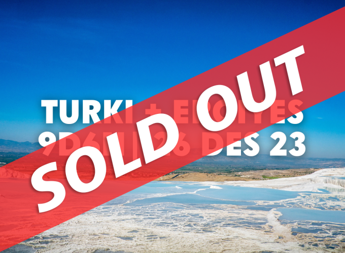 [SOLD OUT] Wonderful Turkiye + Erciyes 9D6N [26 DES 23-03 JAN24]