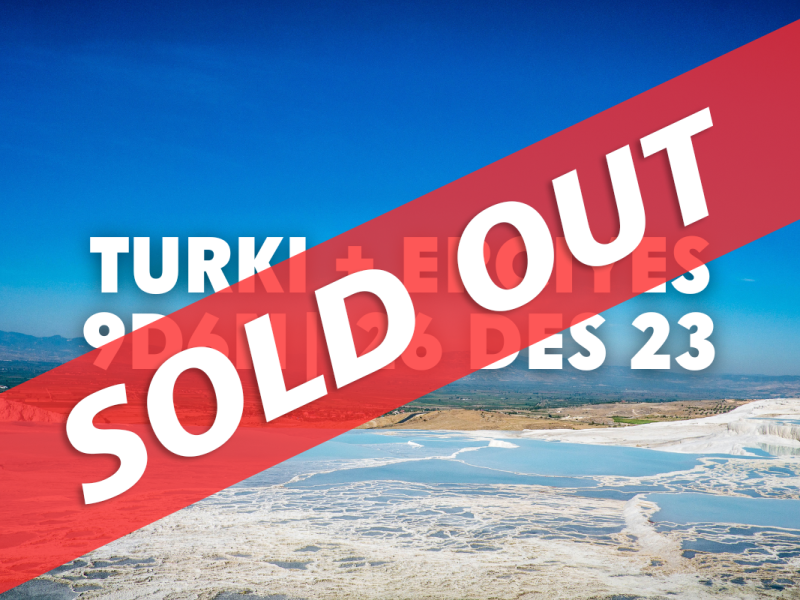 [SOLD OUT] Wonderful Turkiye + Erciyes 9D6N [26 DES 23-03 JAN24]