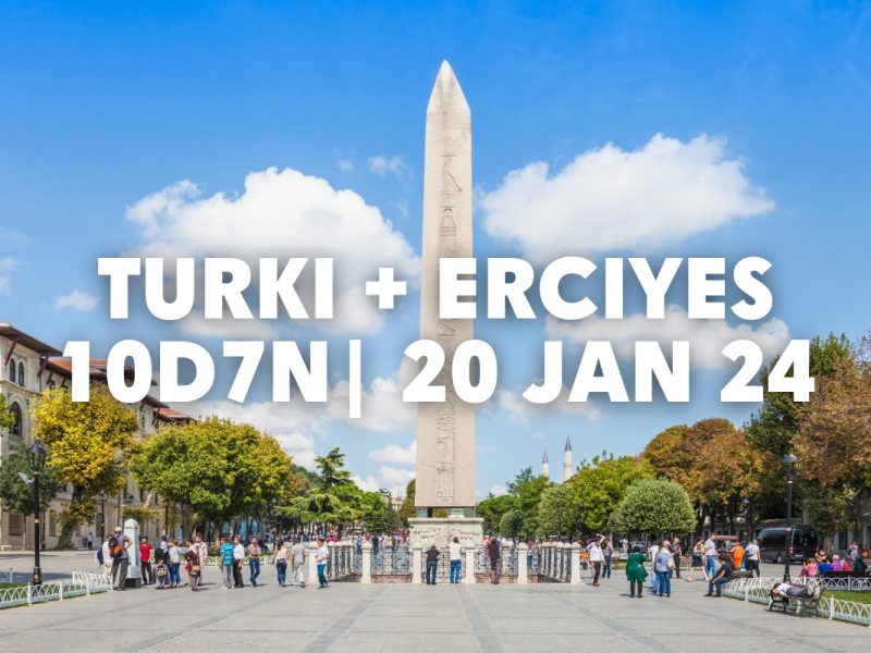 PESONA KEAJAIBAN MUSIM DINGIN DI TURKI 10D7N BONUS ERCIYES [20-29 JAN 2024]