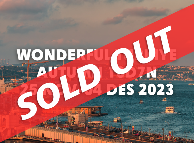 [SOLD OUT] Turki 10D7N | 25 NOV-04 DES | WONDERFUL TURKIYE AUTUMN | By EY