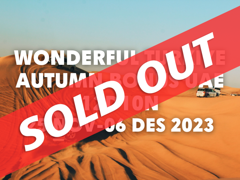 [SOLD OUT] Turki 12D10N | 25 NOV-06 DES | WONDERFUL TURKIYE AUTUMN  BONUS UAE | By EY